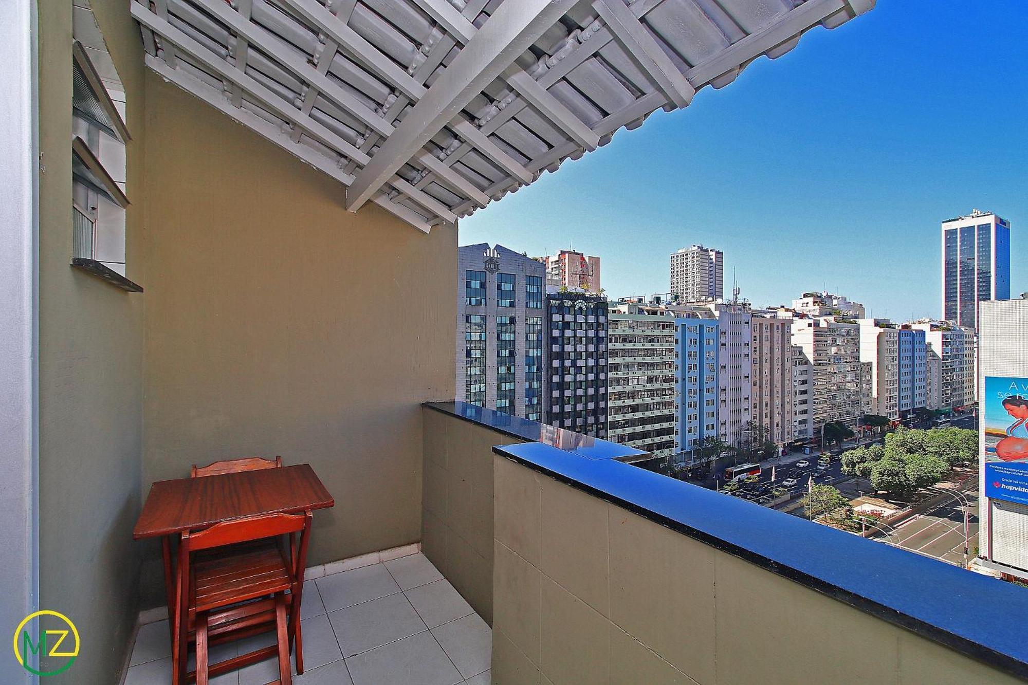 Studio Com Pequena Varanda Em Copacabana Rio de Janeiro Exteriör bild
